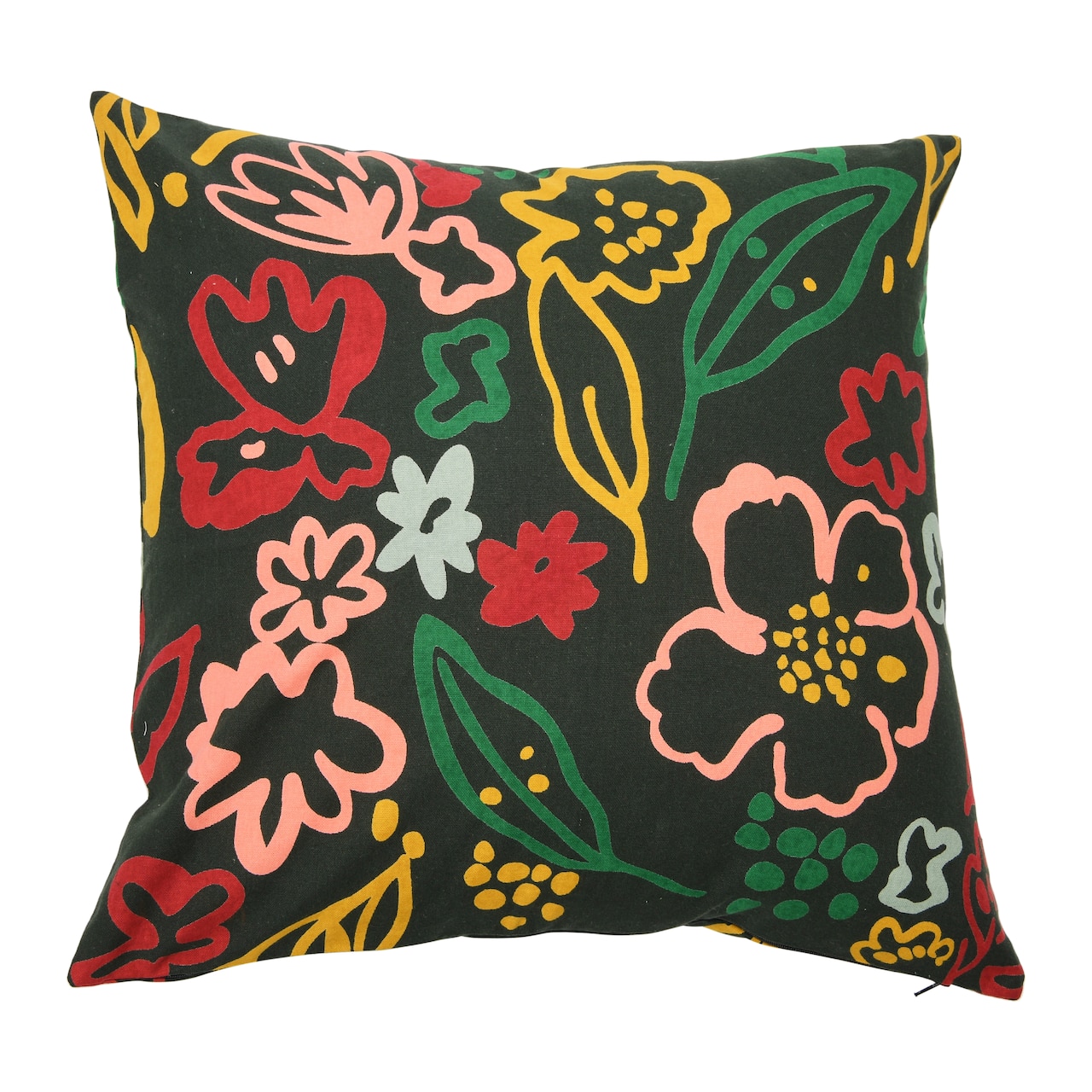 Hello Honey® Multicolor Square Jaunty Floral Printed Pillow Cover